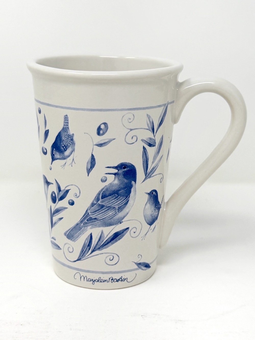 Hallmark Marjolein Bastin Blue Bird Coffee Mug Ceramic Nature Cottagecore